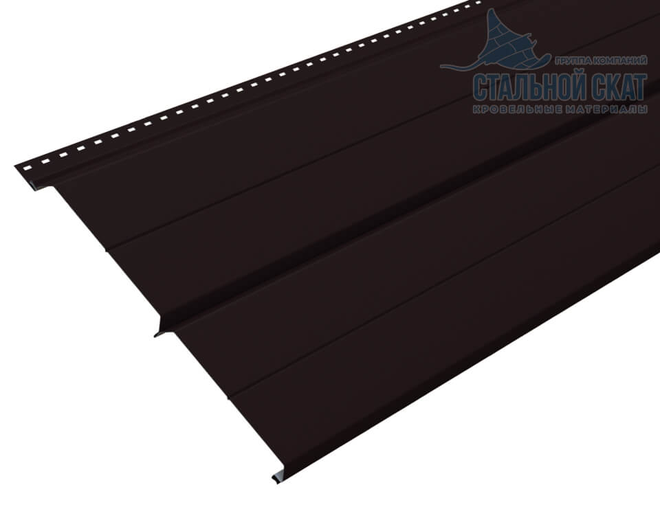 Фото: Сайдинг Lбрус-XL-Н-14х335 (VALORI-20-DarkBrown-0.5) в Рузе