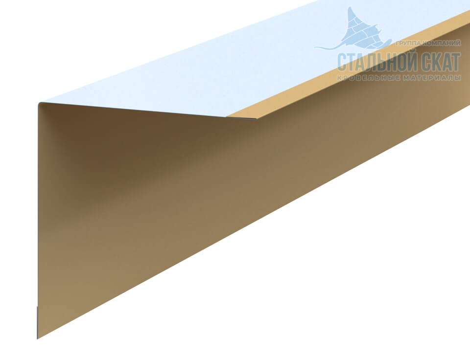 Планка угла внутреннего 75х75х3000 NormanMP (ПЭ-01-1014-0.5) в Рузе