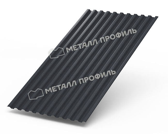 Фото: Профнастил С21 х 1000 - A (Steelmatt-20-7024-0.4±0.08мм) в Рузе