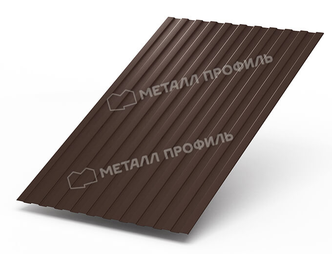 Фото: Профнастил С8 х 1150 - A (Steelmatt-20-8017-0.4±0.08мм) в Рузе