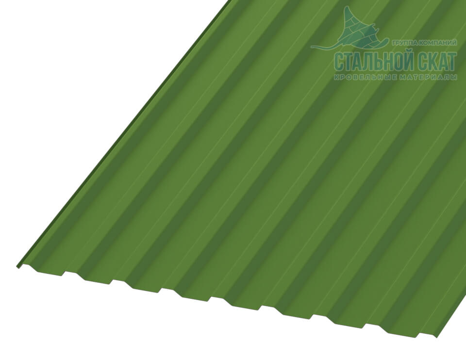 Фото: Профнастил МП20 х 1100 - R NormanMP (ПЭ-01-6018-0.5) в Рузе
