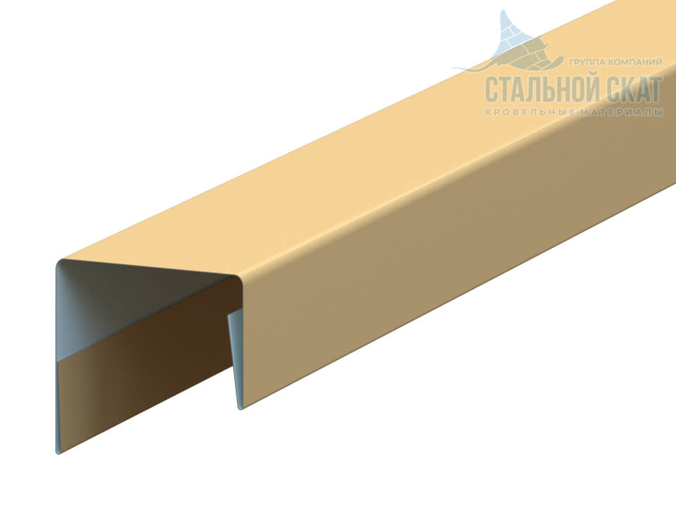 Планка П-образная 23х22х2000 NormanMP (ПЭ-01-1015-0.5) в Рузе