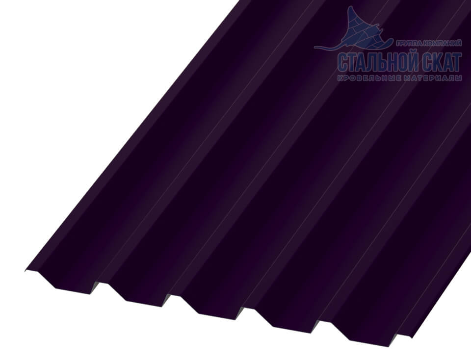 Фото: Профнастил С44 х 1000 - A (VALORI-20-Violet-0.5) в Рузе