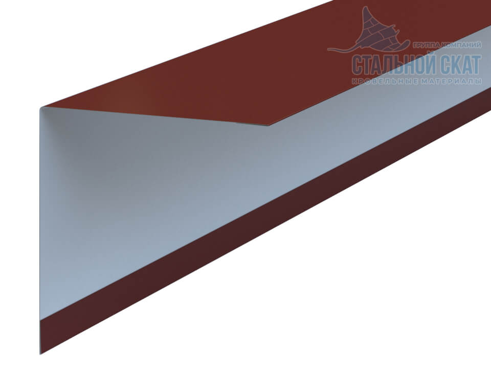 Фото: Планка угла наружного 75х75х3000 (PURMAN-20-Argillite-0.5) в Рузе