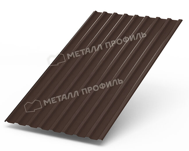 Фото: Профнастил МП20 х 1100 - B (Steelmatt-20-8017-0.4±0.08мм) в Рузе