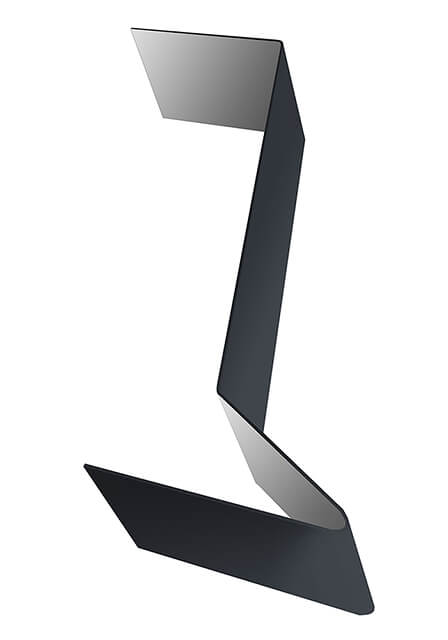 Планка примыкания для мягкой кровли 0,5 Satin с пленкой RAL 7024 мокрый асфальт (2м) в Рузе