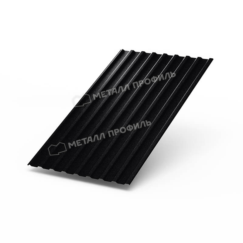 Фото: Профнастил МП20 х 1100 - R (PURMAN-20-9005-0.5) в Рузе
