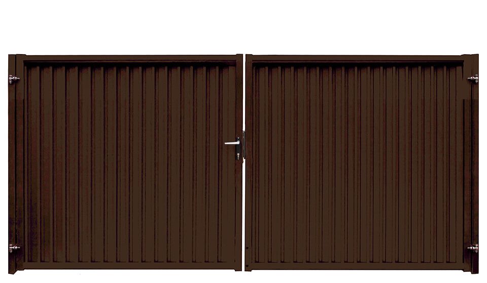 Ворота Estet 1,65х3,6 RAL 8017