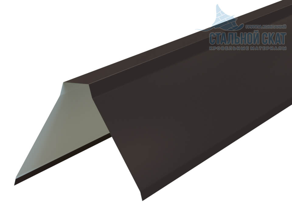 Планка конька плоского 155х155х2000 (PURETAN-20-RR32-0.5)