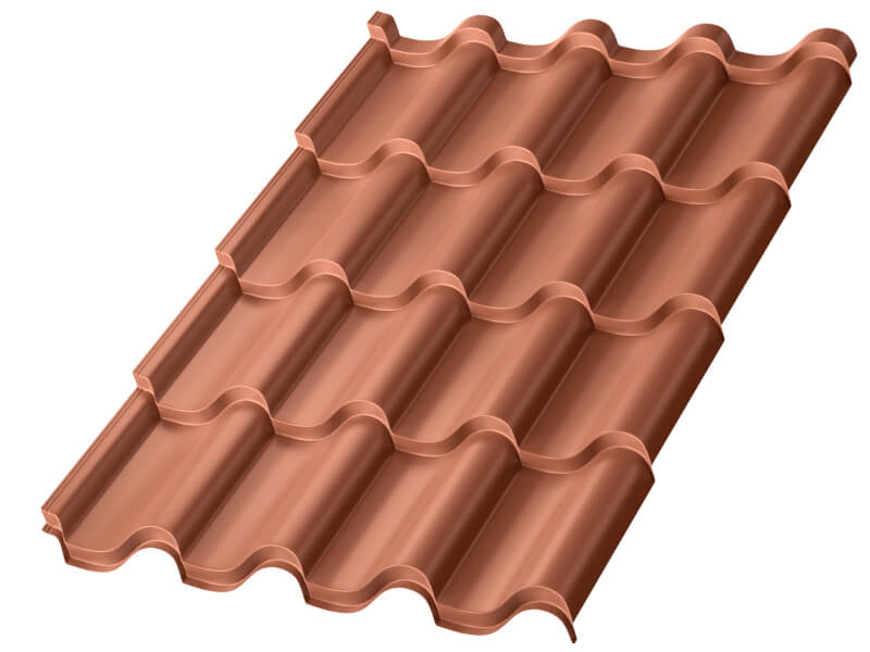 Металлочерепица МП Монтерроса-S (PURMAN-20-Аргиллит-0.5)