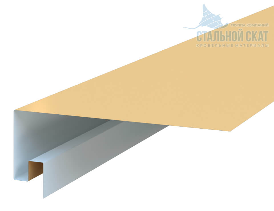 Планка откоса сложная 3D 245х75х3000 NormanMP (ПЭ-01-1015-0.5)