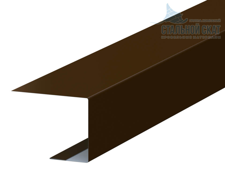 Планка завершающая FASTCLICK 50х38х3000 (VikingMP E-20-8017-0.5)